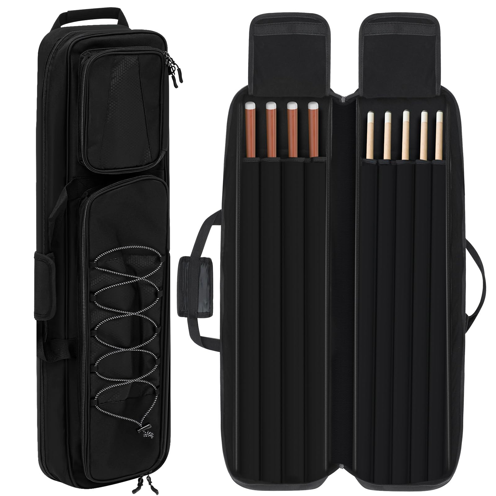 Amazon.co.jp: Locmeo 4 x 5 プールキューケース、ビリヤード
